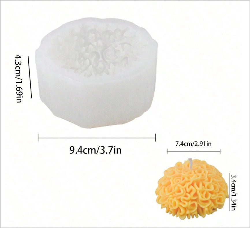 Molde de flor de cempasúchil